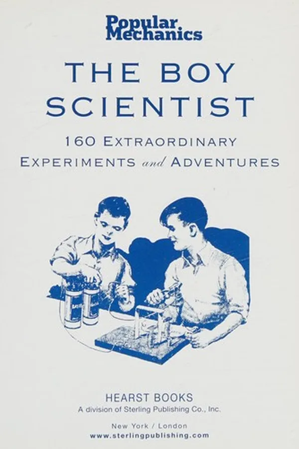 Capa de The boy scientist