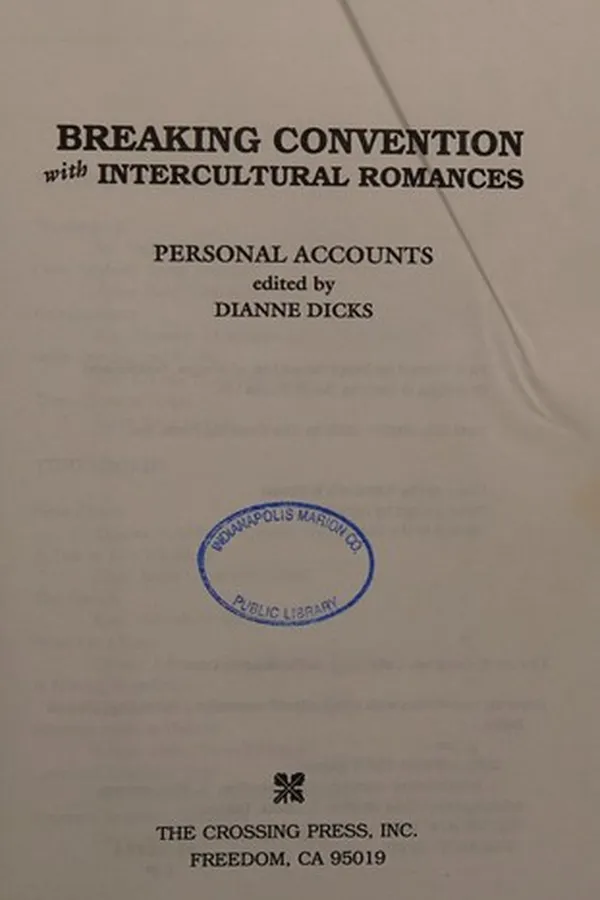 Capa de Breaking convention with intercultural romances