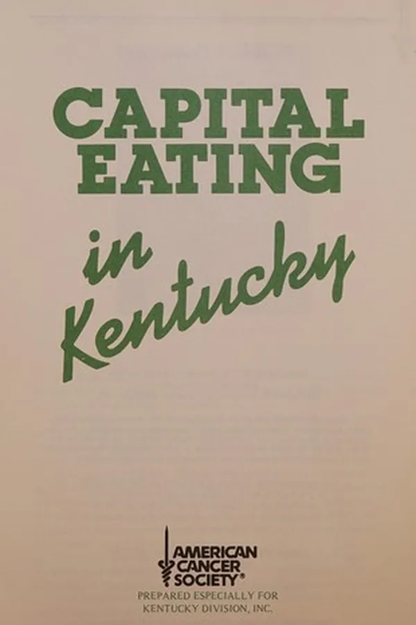 Capa de Capital eating in Kentucky