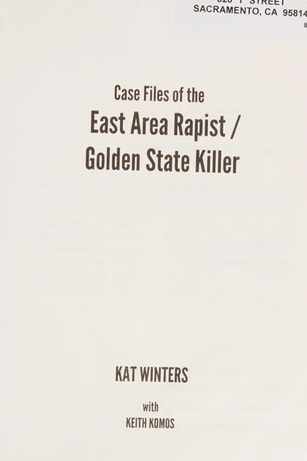 Capa de Case files of the East Area Rapist/Golden State Killer