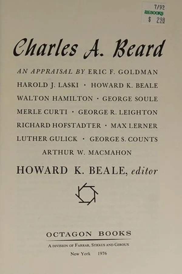 Cover of Charles A. Beard