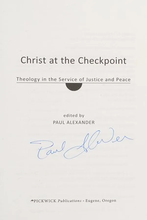 Capa de Christ at the checkpoint