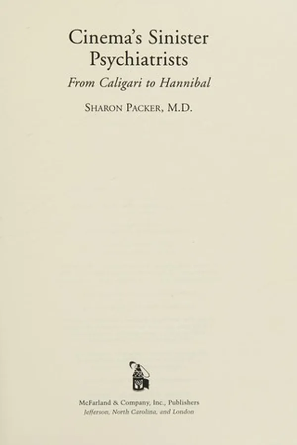 Capa de Cinema's sinister psychiatrists