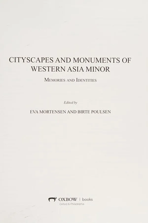 Capa de Cityscapes and Monuments of Remembrance in Asia Minor