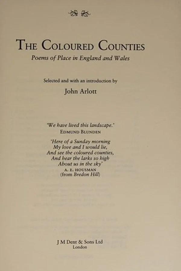 Capa de The Coloured counties