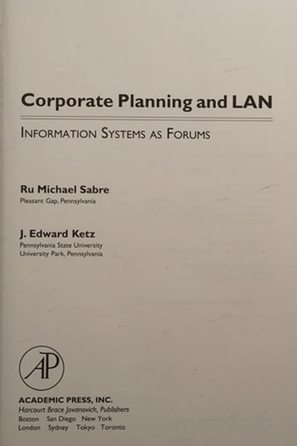 Capa de Corporate planning and LAN