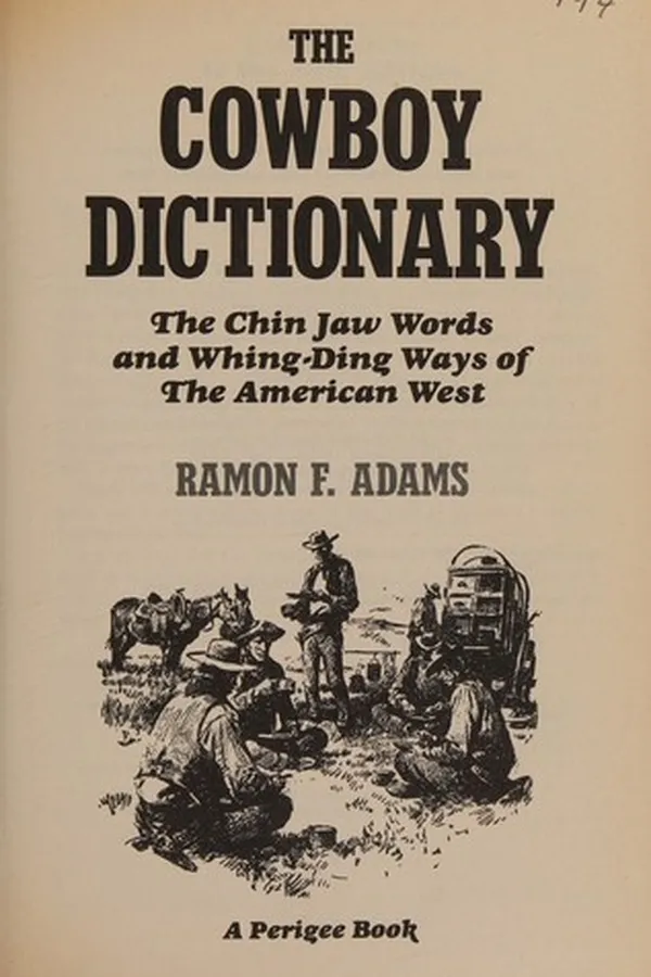 Capa de The cowboy dictionary