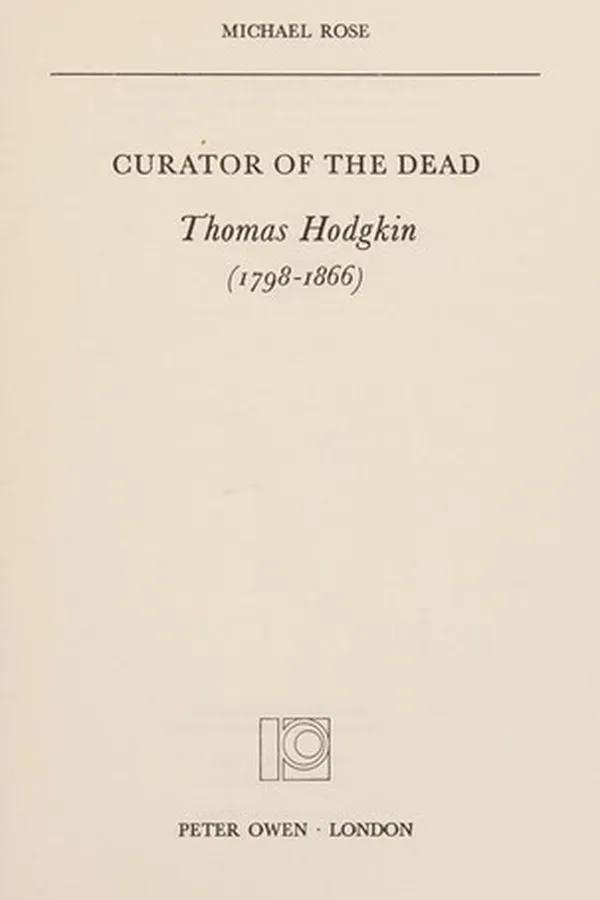 Capa de Curator of the dead