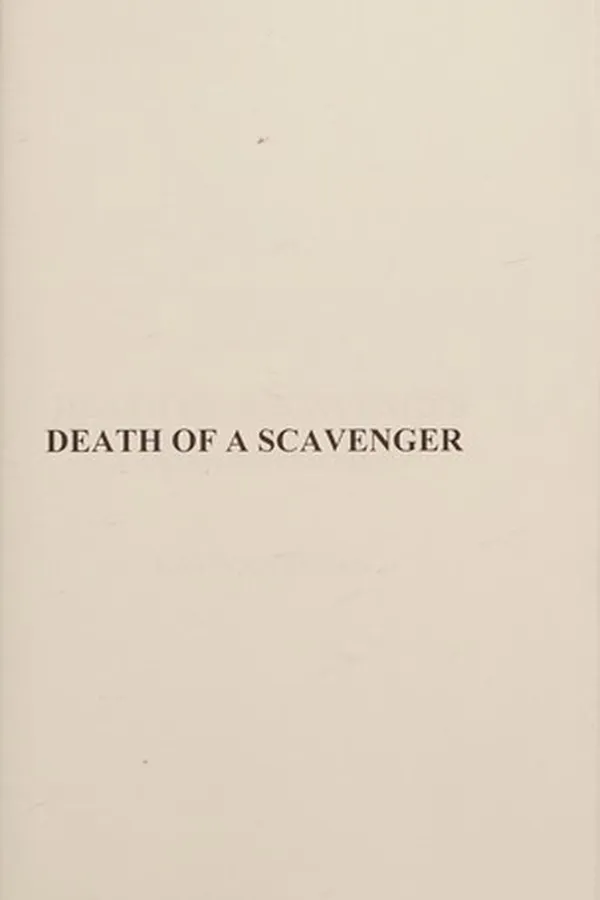 Capa de Death of a Scavenger