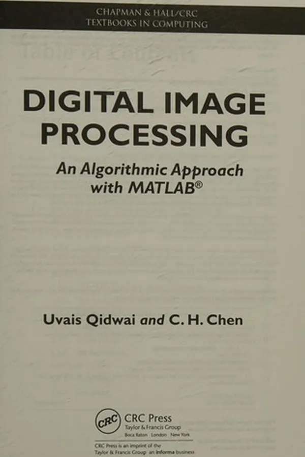 Capa de Digital image processing