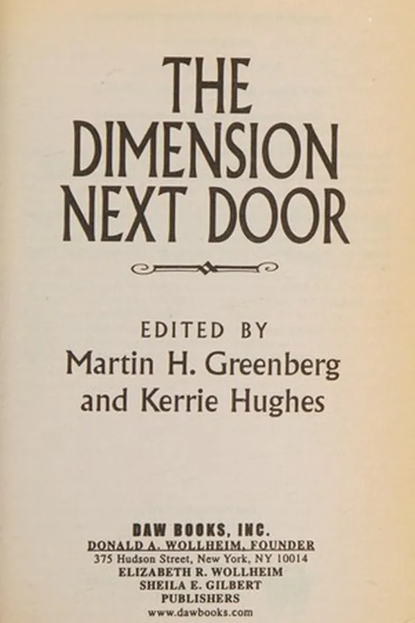 Capa de The Dimension Next Door