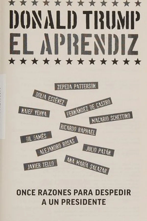 Capa de Donald Trump el aprendiz