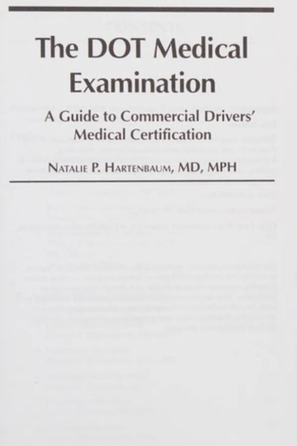 Capa de The DOT medical examination