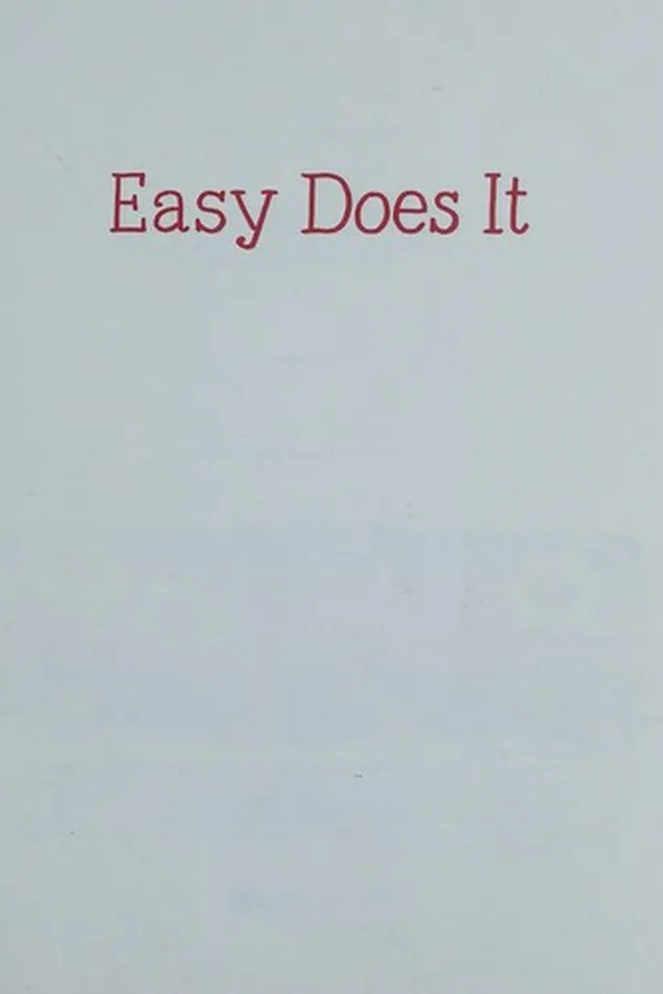 Cover of Easy does it