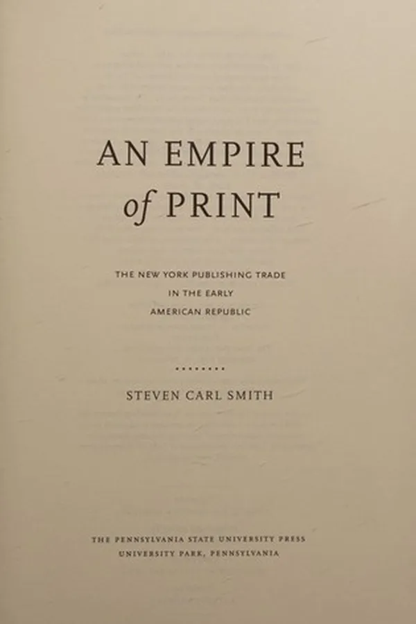 Capa de Empire of Print