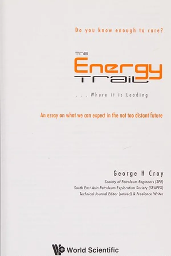 Capa de The energy trail -- where it is leading