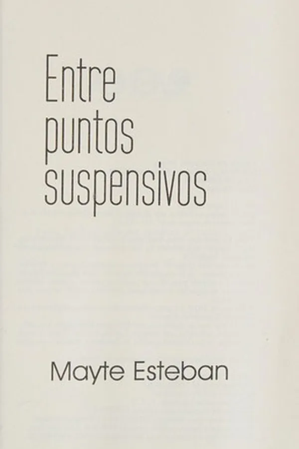 Capa de Entre Puntos Suspensivos