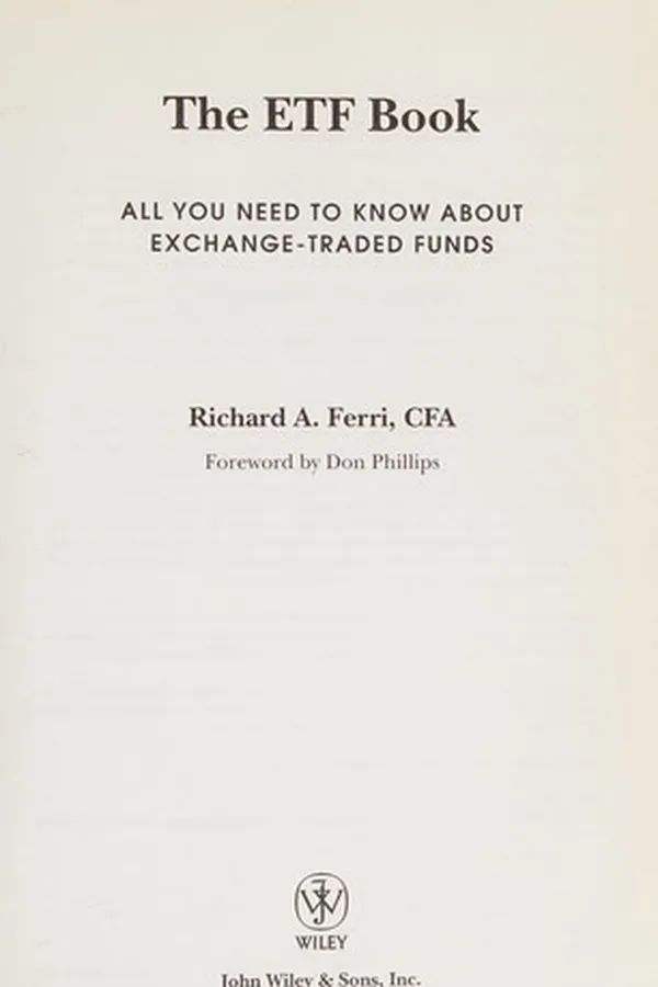Capa de The ETF book