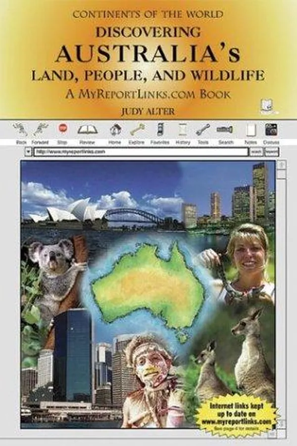 Capa de Discovering Australia's land, people, and wildlife
