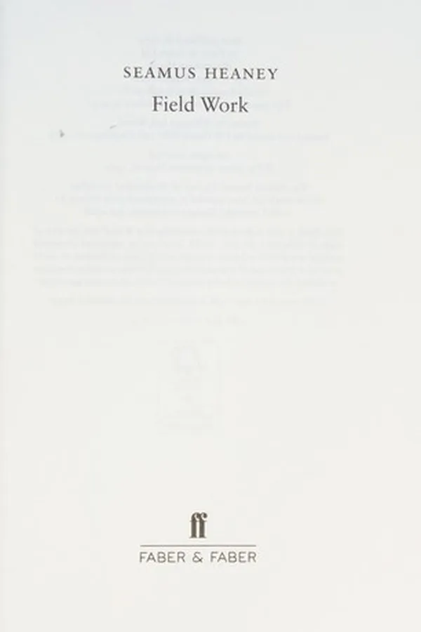Capa de Field Work