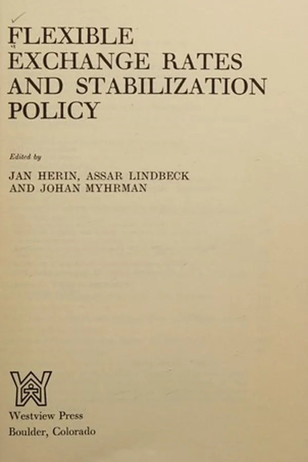Capa de Flexible exchange rates and stabilization policy