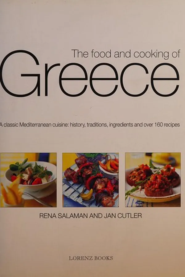 Capa de The food and cooking of Greece