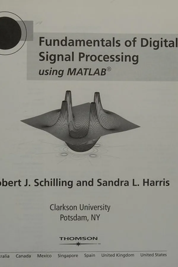 Capa de Fundamentals of Digital Signal Processing Using MATLAB