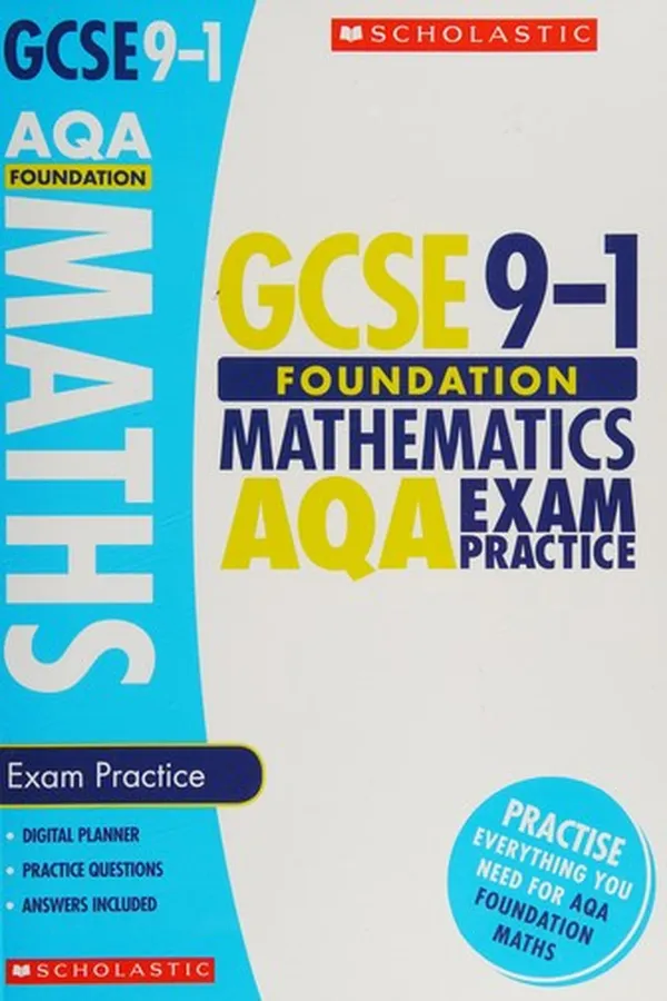 Capa de Maths Foundation Exam Practice Book for AQA