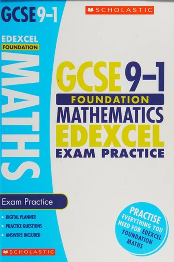 Capa de Maths Foundation Exam Practice Book for Edexcel