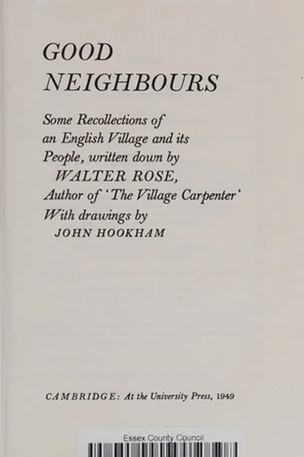 Capa de Good Neighbours