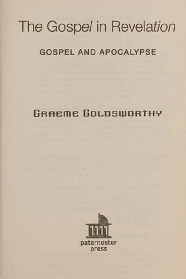 Capa de Gospel in Revelation (Bible Christian Living)