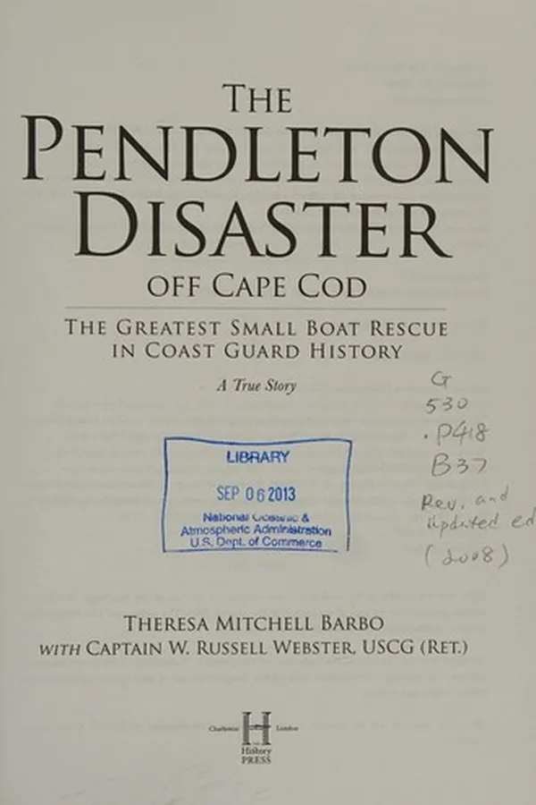 Capa de The greatest small boat rescue in Coast Guard history