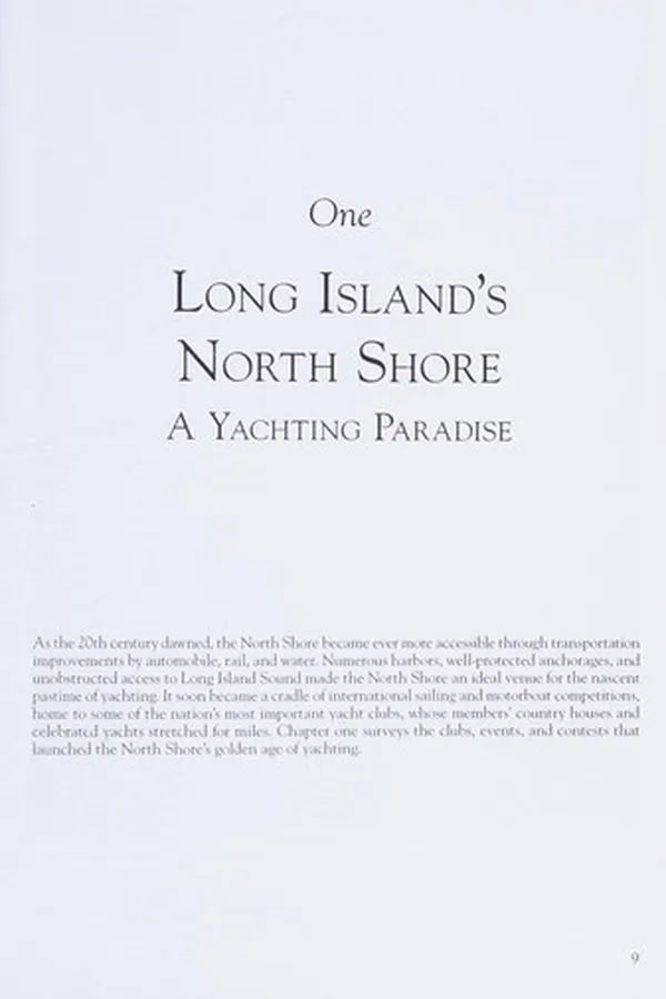 Capa de Great yachts of Long Island's North Shore