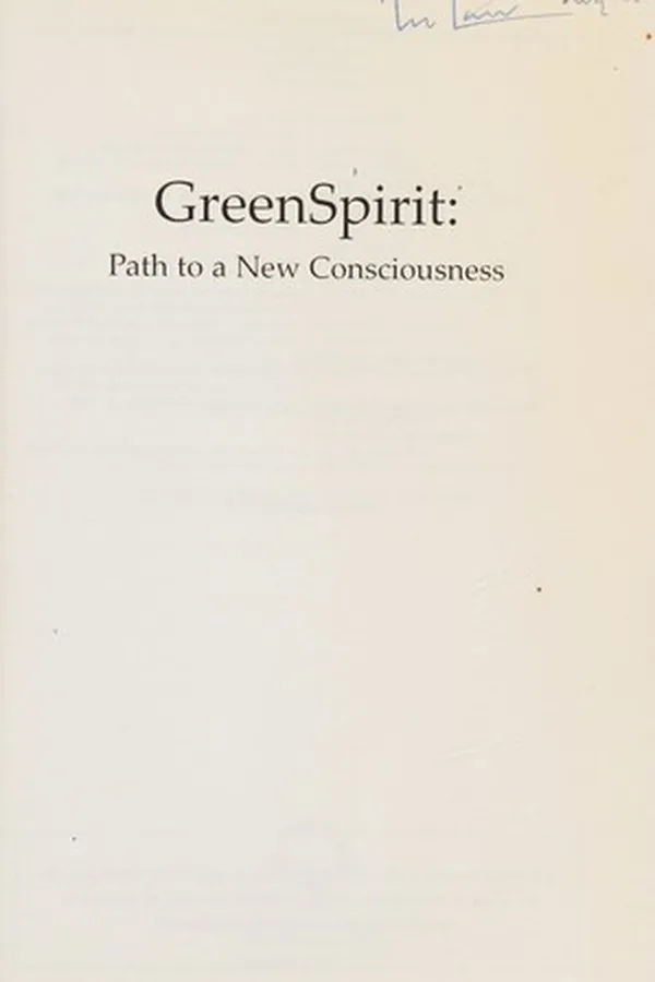 Capa de GreenSpirit