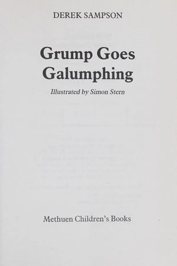 Capa de Grump Goes Galumphing