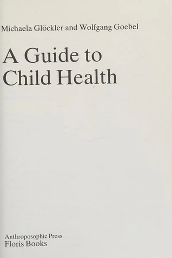 Capa de Guide to Child Health