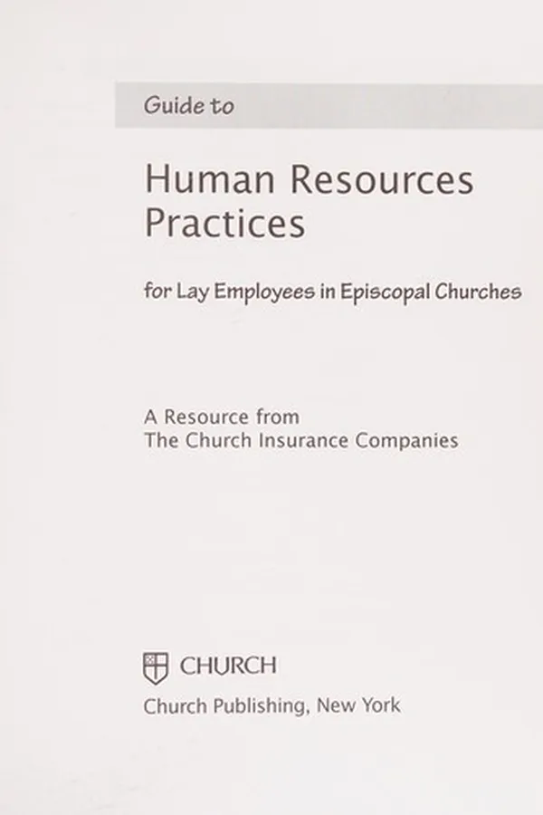 Capa de Guide to human resources practices