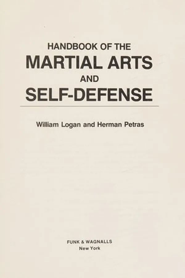 Capa de Handbook of the martial arts and self-defense