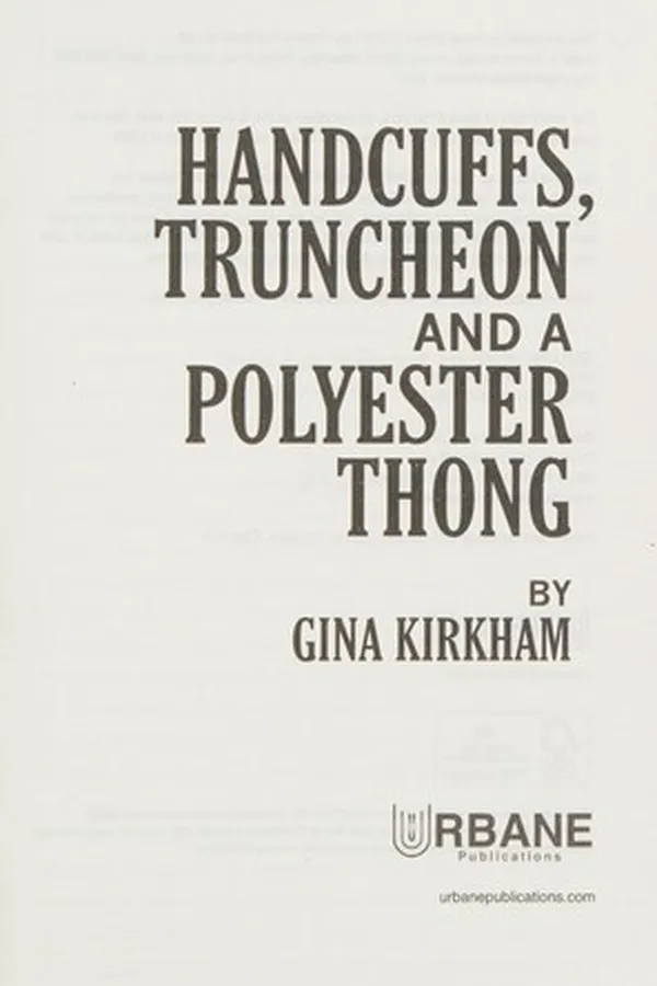 Capa de Handcuffs, Truncheon and a Polyester Thong