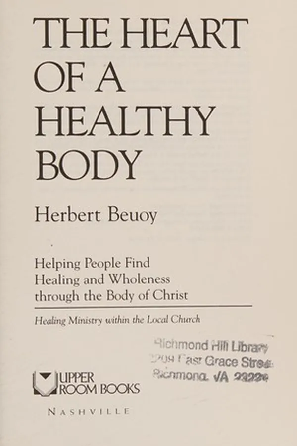 Capa de The heart of a healthy body