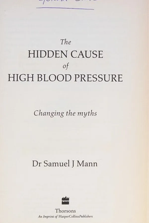 Capa de Hidden Cause of High Blood Pressure