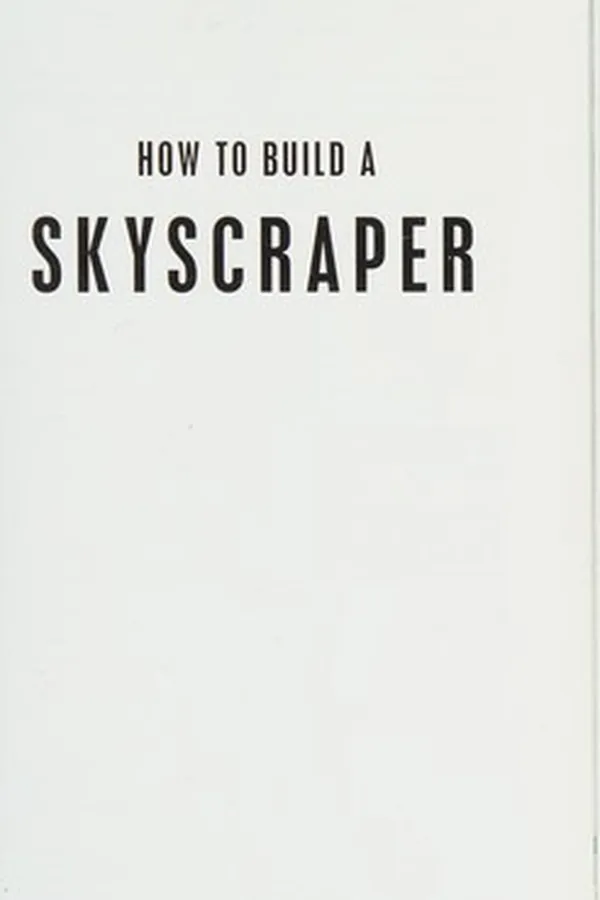 Capa de How to build a skyscraper