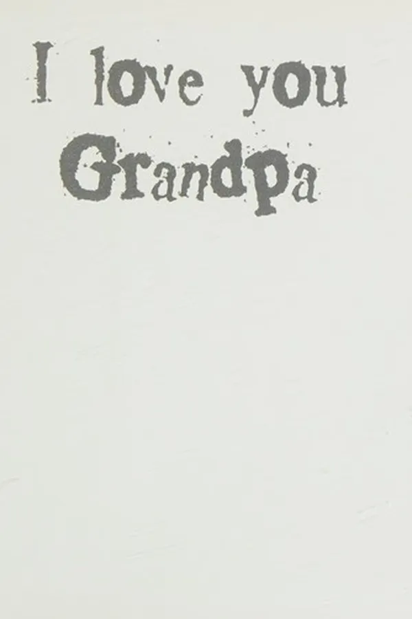 Capa de I Love You Grandpa