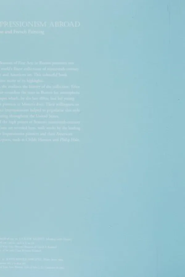Capa de Impressionism abroad