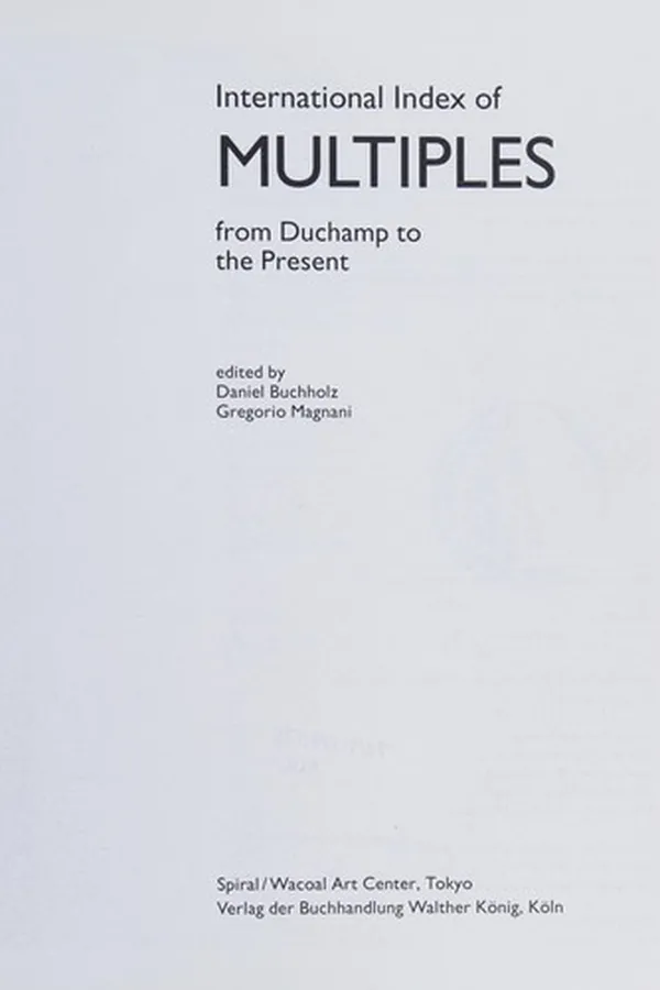 Capa de International Index of Multiples