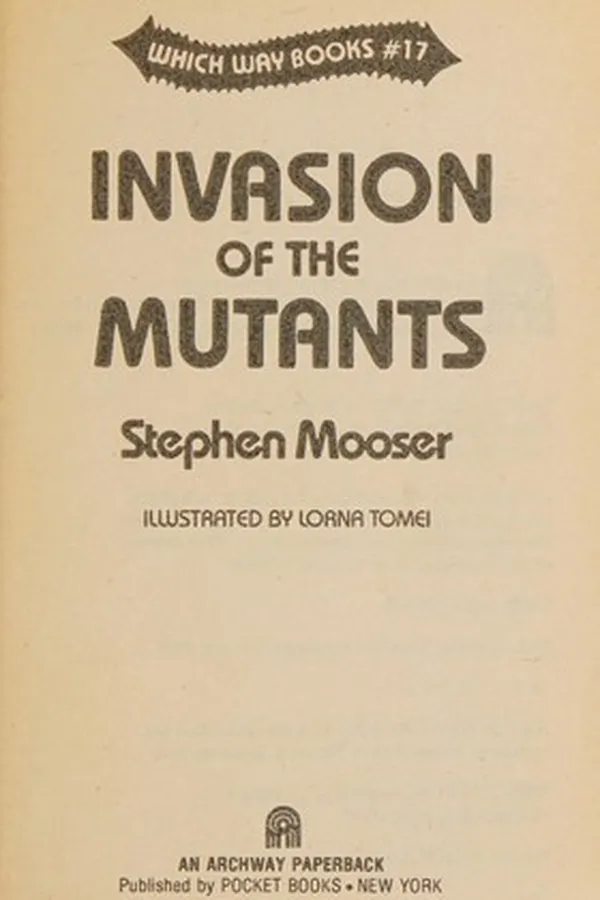 Capa de Invasion of the Mutants (Which Way, No 17)