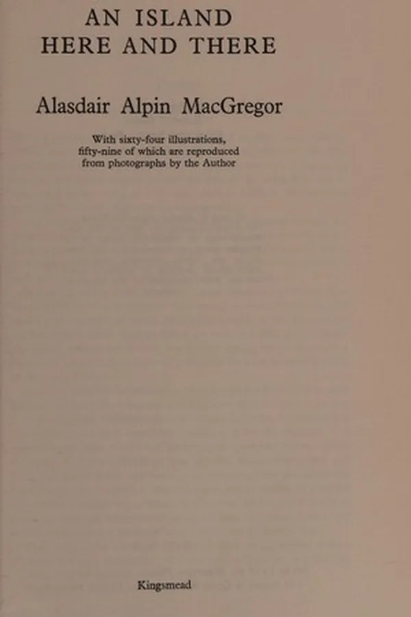 Capa de An island here and there