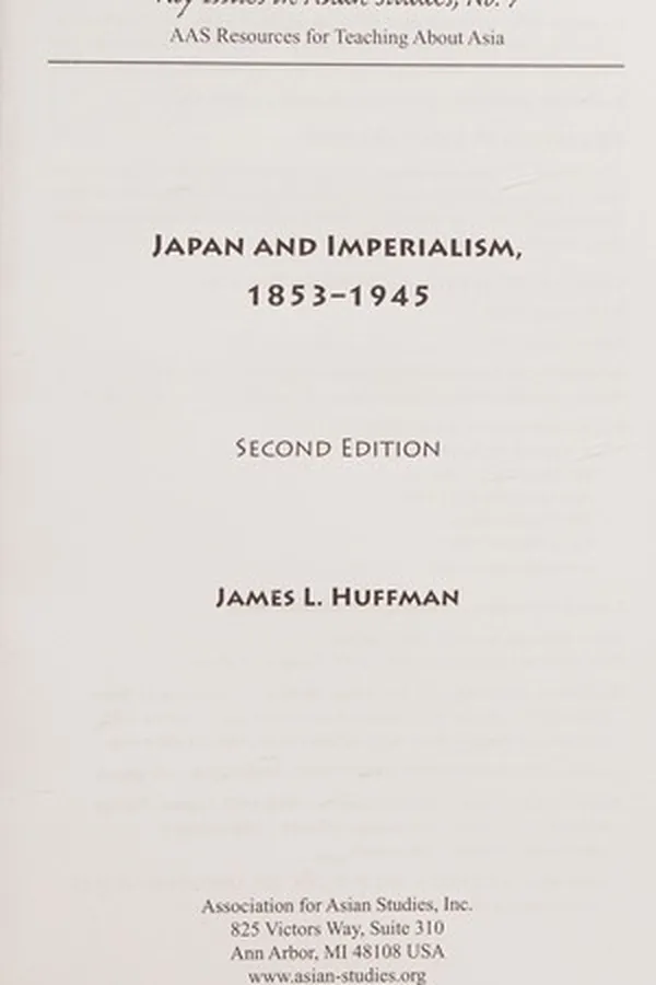 Capa de Japan and Imperialism, 1853-1945