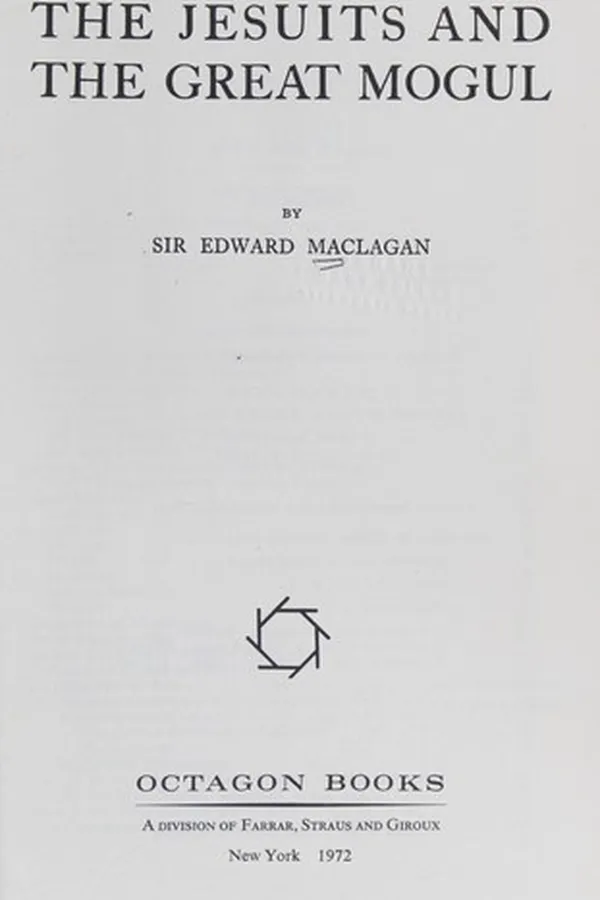 Capa de The Jesuits and the Great Mogul