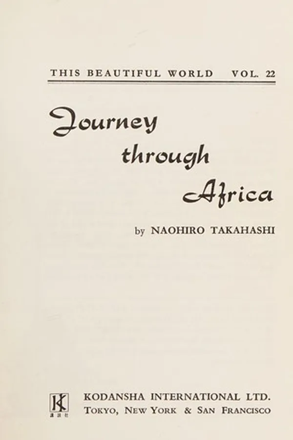 Capa de Journey through Africa